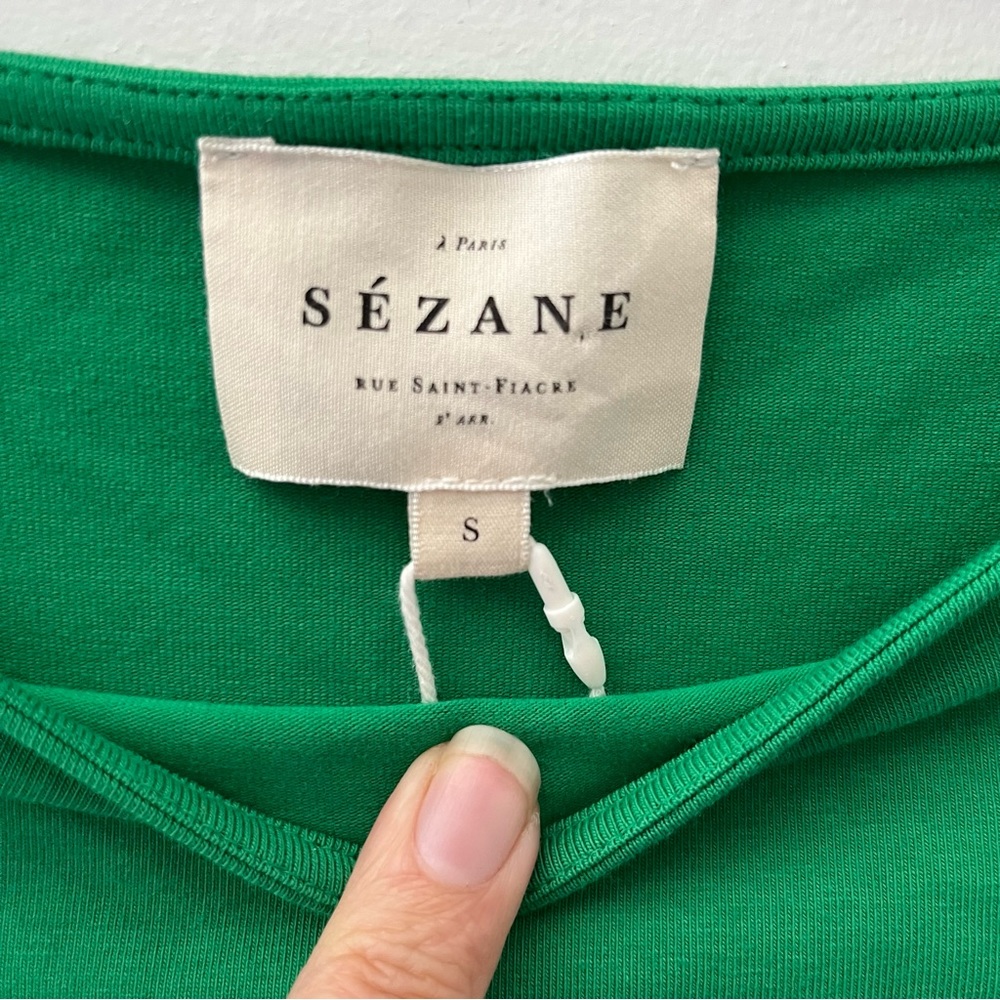 Sezane Pippa Dress Green S - Picture 8 of 8